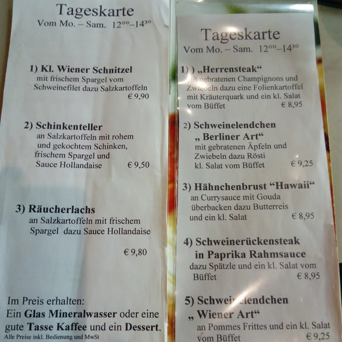 Speisekarte photo 5