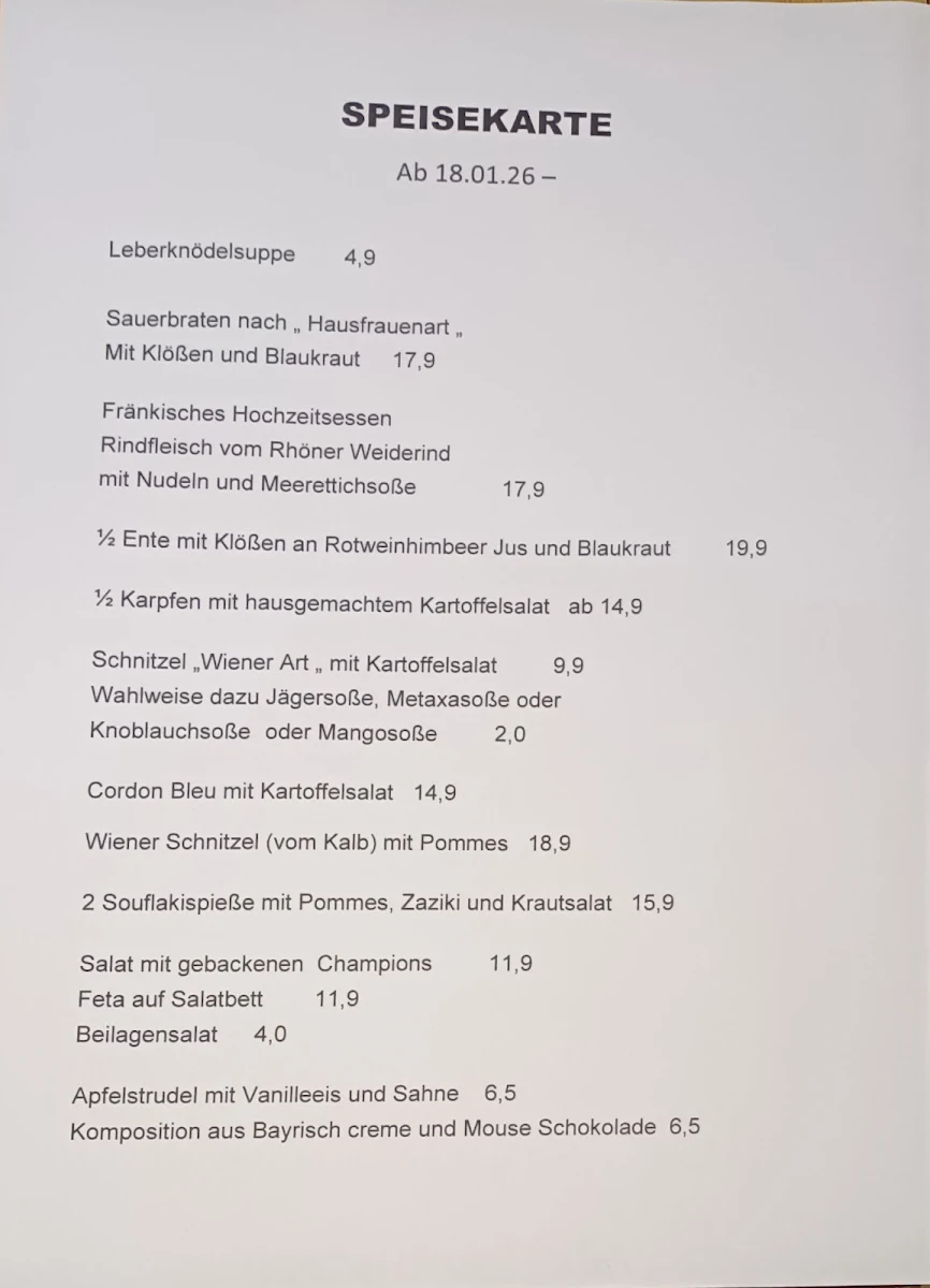 Speisekarte photo 2