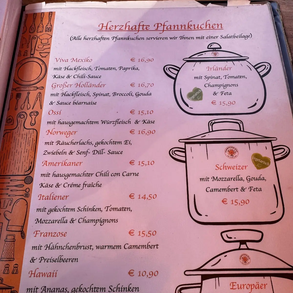 Speisekarte photo 3