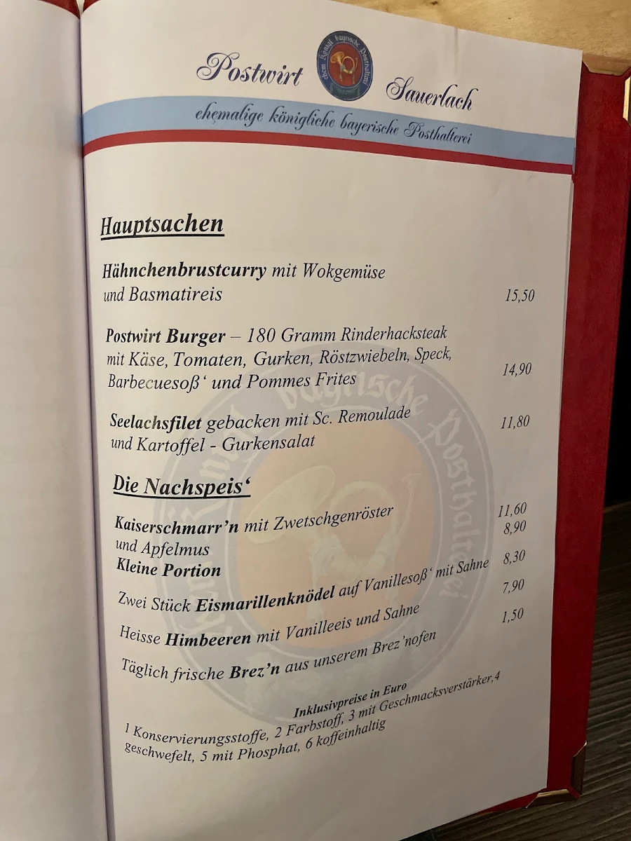 Speisekarte photo 2