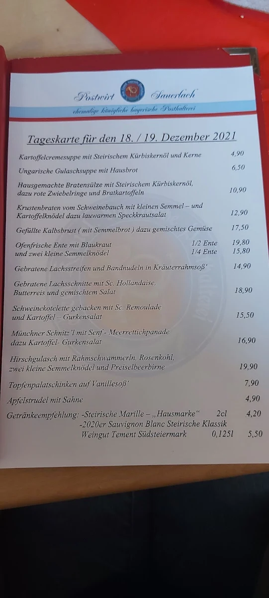Speisekarte photo 5