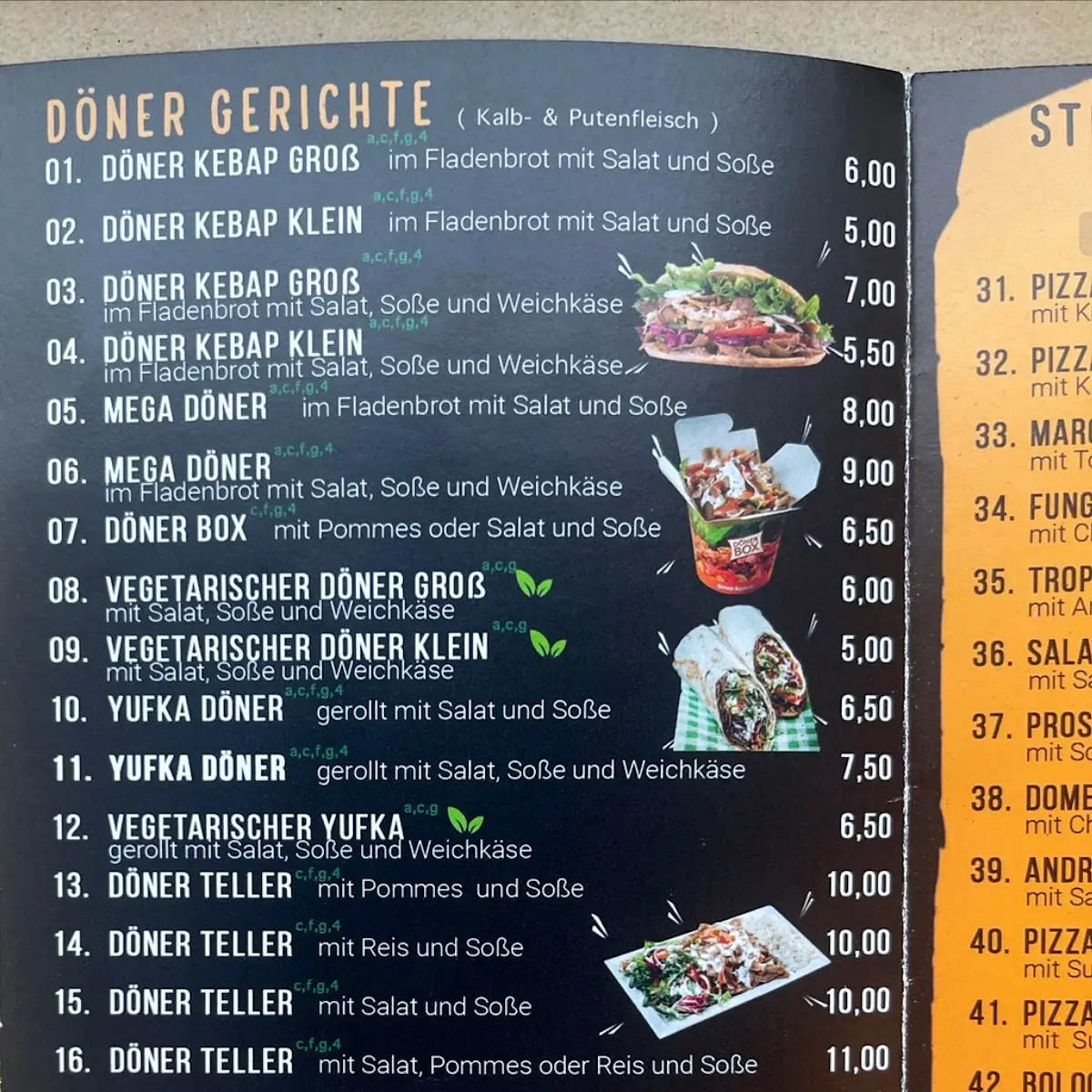 Speisekarte photo 4