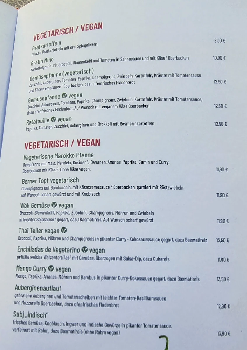 Speisekarte photo 5