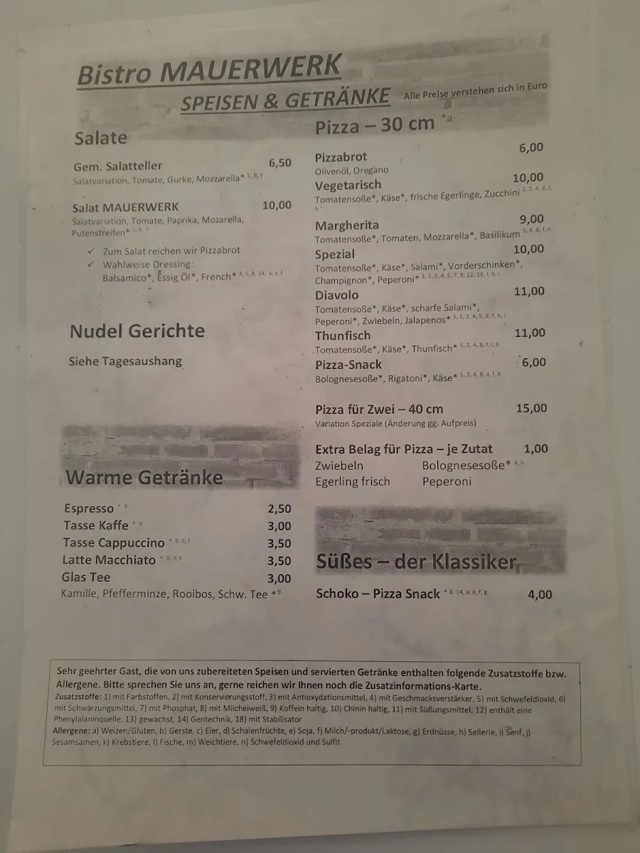 Speisekarte photo 1