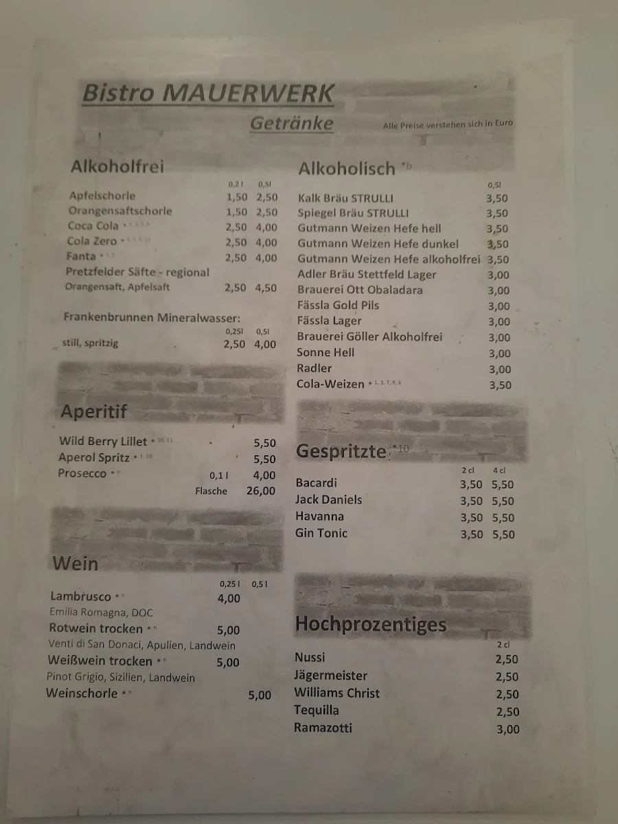 Speisekarte photo 2