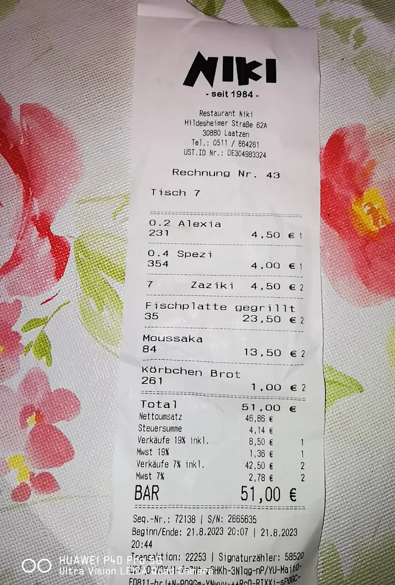 Speisekarte photo 1