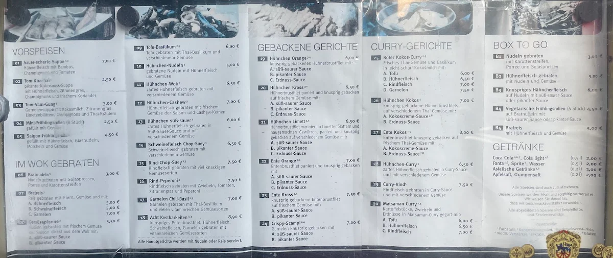 Speisekarte photo 5