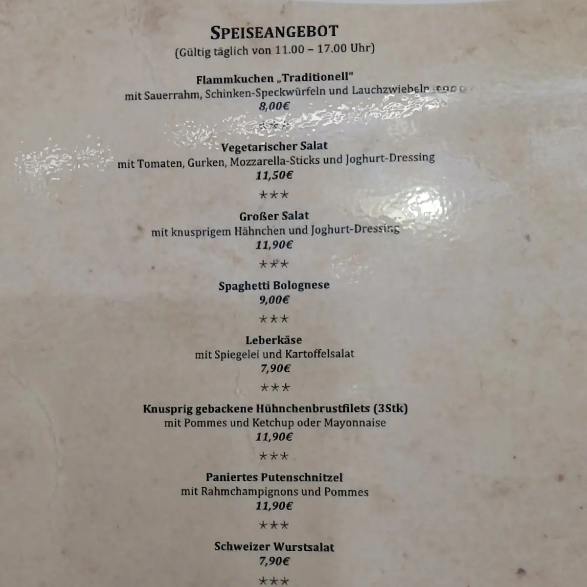 Speisekarte photo 6
