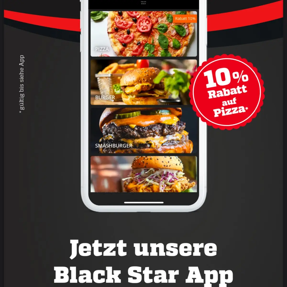 Speisekarte, Black Star Trier