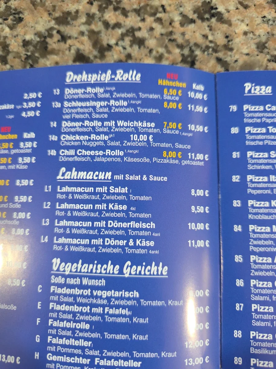 Speisekarte photo 3
