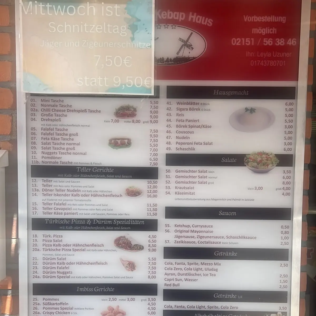Speisekarte photo 1
