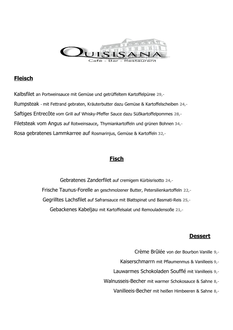 Speisekarte photo 2