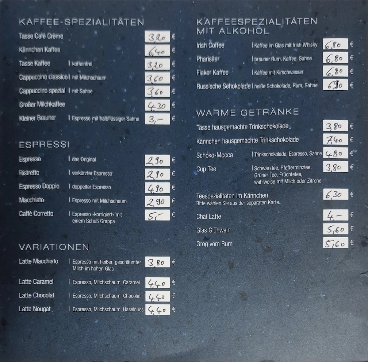 Speisekarte photo 1
