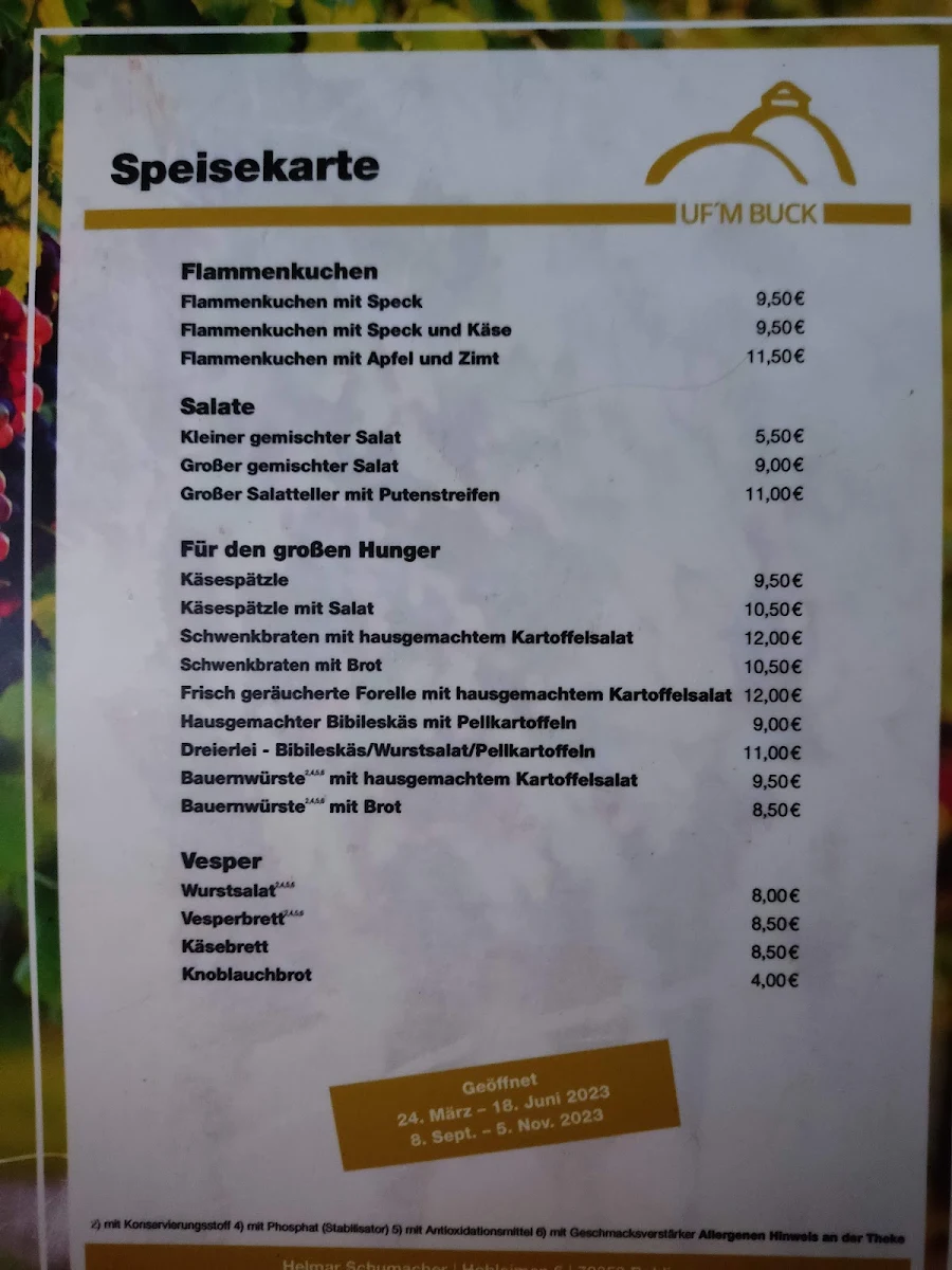 Speisekarte photo 5