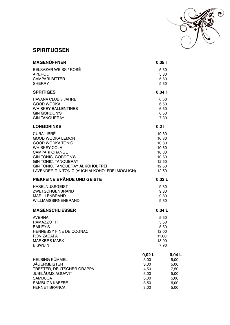 Speisekarte photo 6