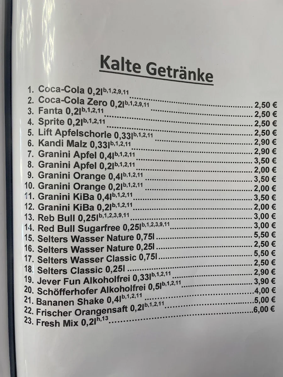Speisekarte photo 4