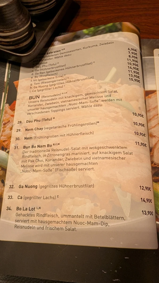 Speisekarte photo 3