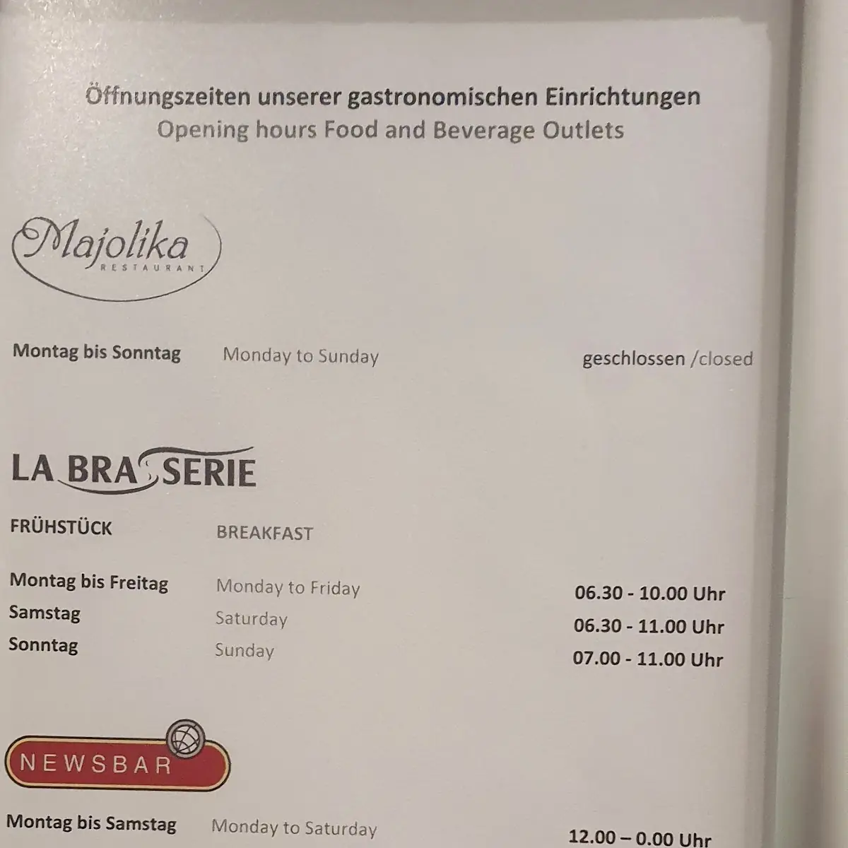 Speisekarte photo 2