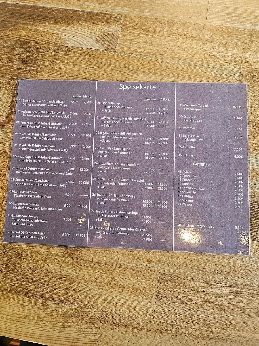 Speisekarte photo 1