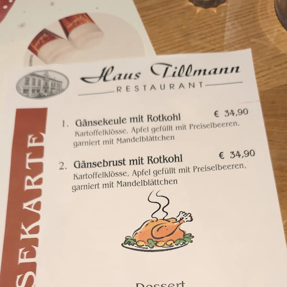 Speisekarte photo 2
