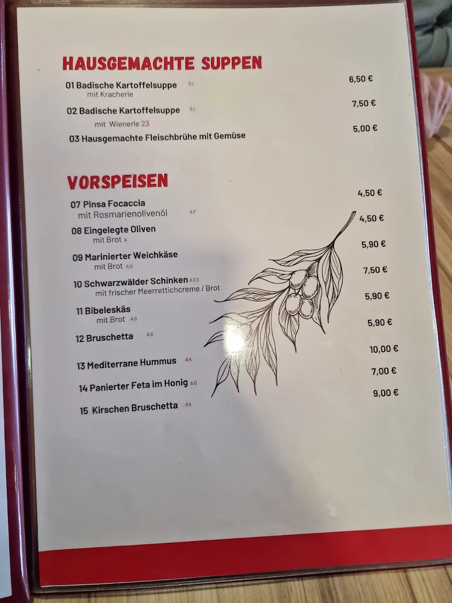Speisekarte photo 4