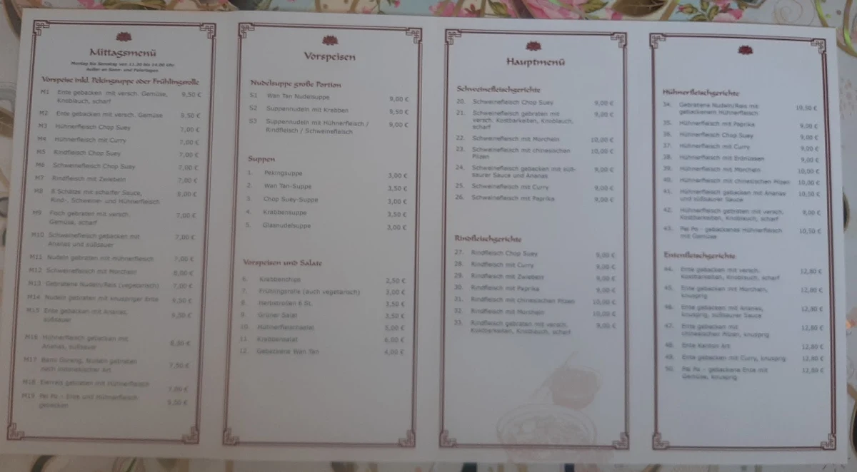 Speisekarte photo 2