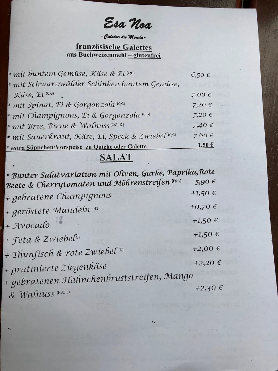 Speisekarte photo 3