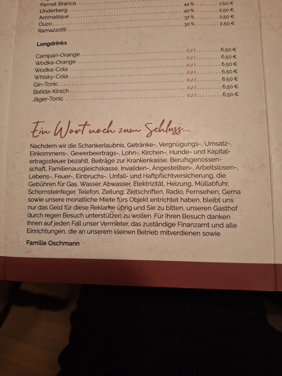 Speisekarte photo 1