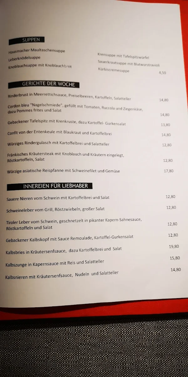 Speisekarte photo 2
