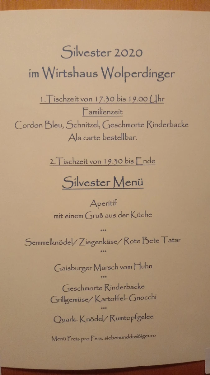 Speisekarte photo 2