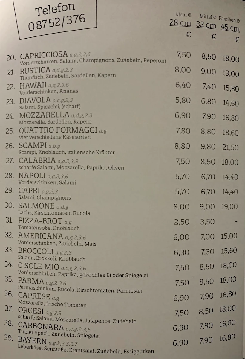 Speisekarte photo 3