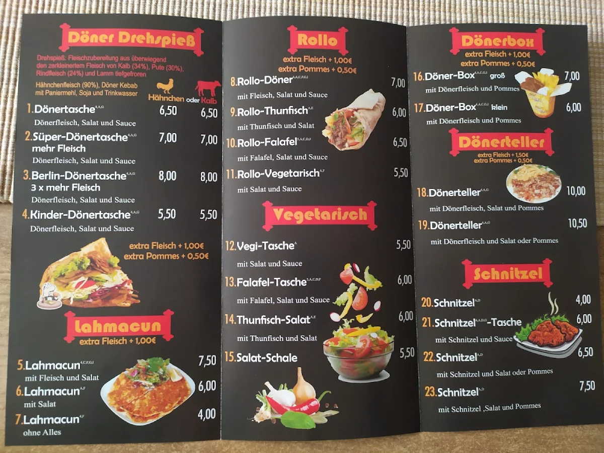 Speisekarte photo 2