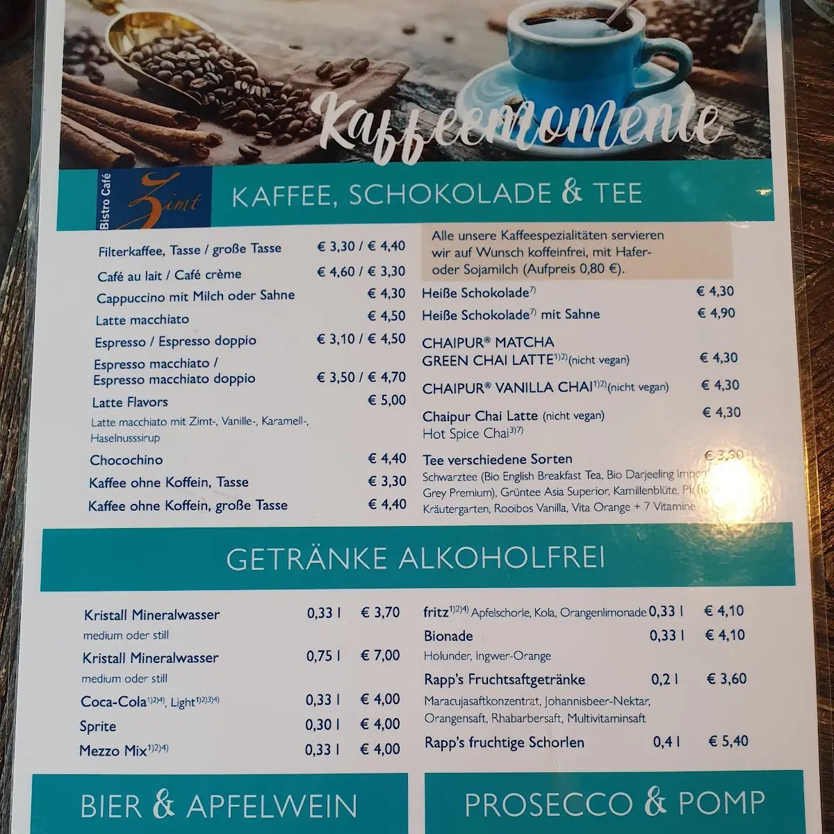 Speisekarte photo 3