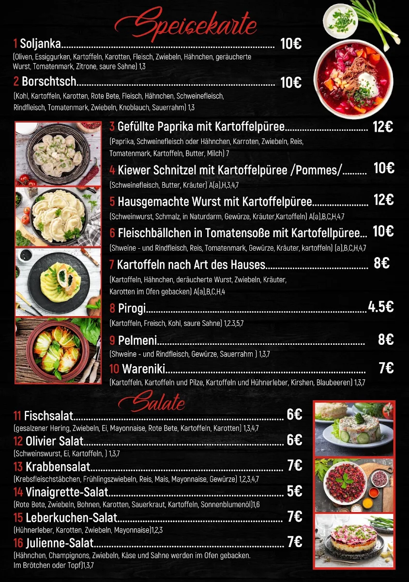 Speisekarte photo 2