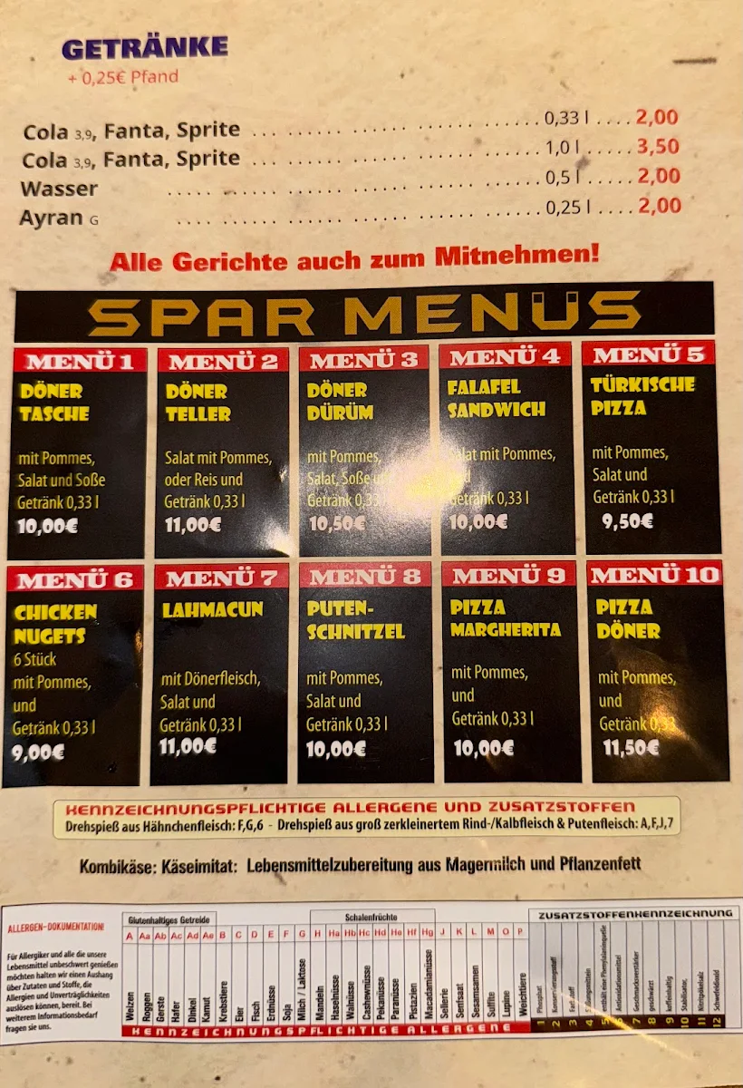 Speisekarte photo 2