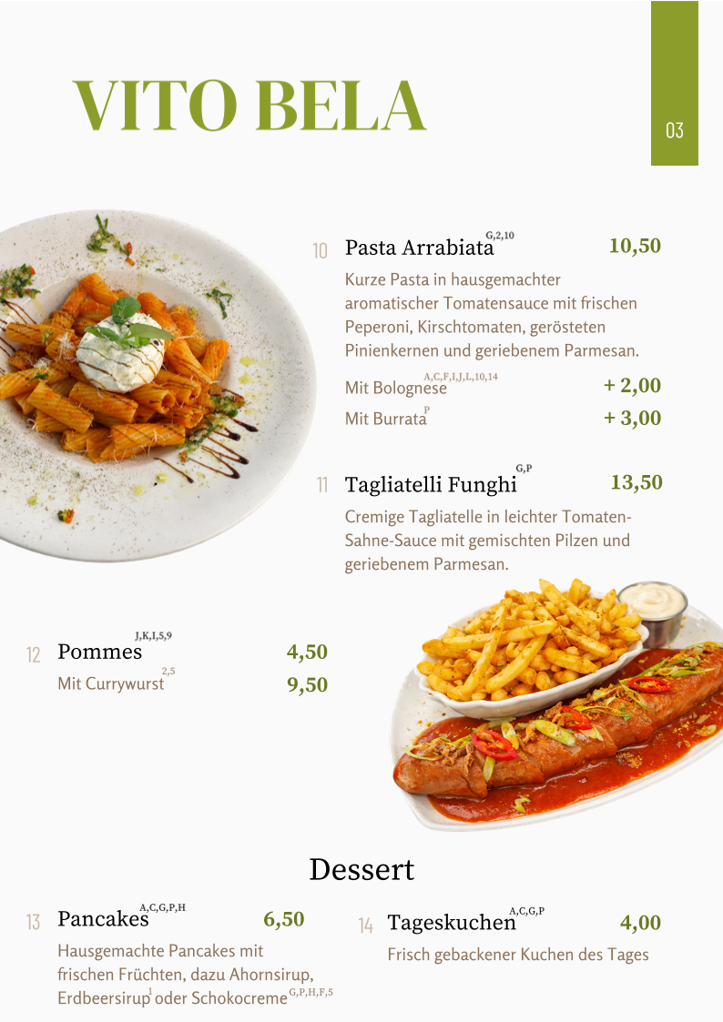 Speisekarte photo 2