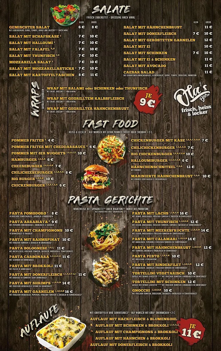 Speisekarte photo 2