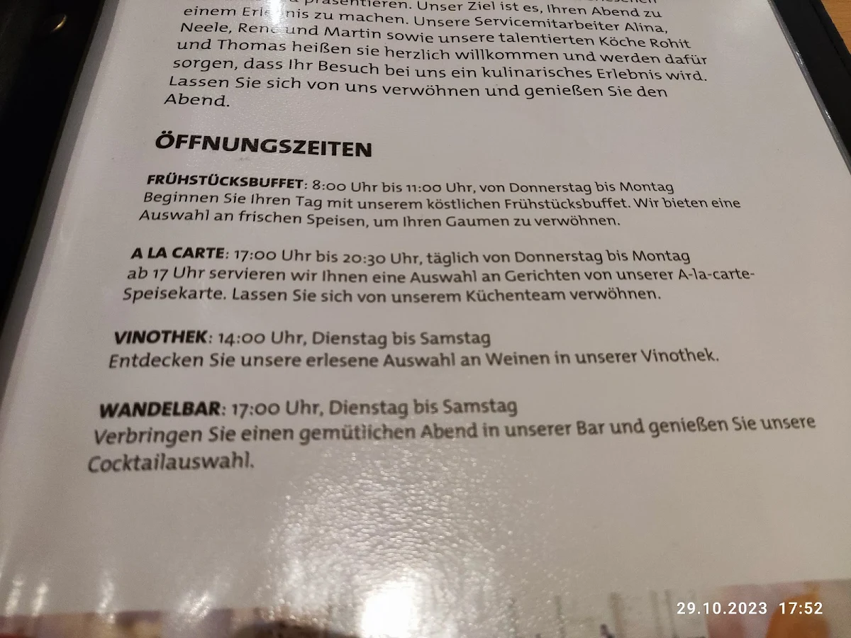 Speisekarte photo 1