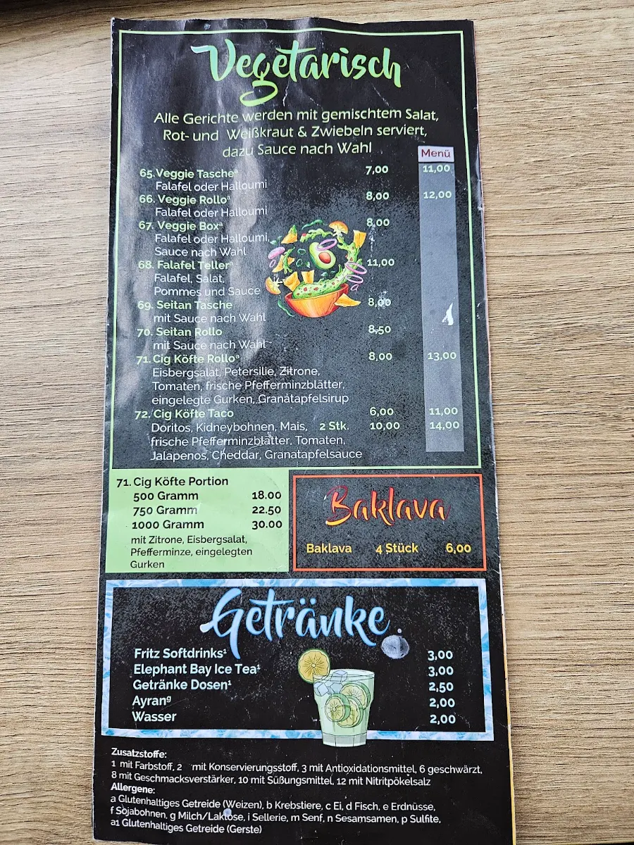 Speisekarte photo 3