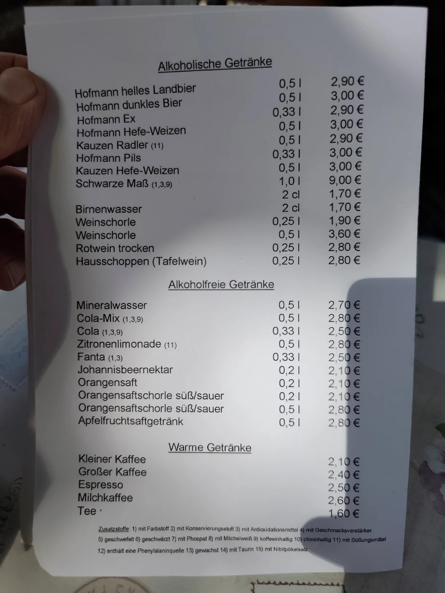 Speisekarte photo 4