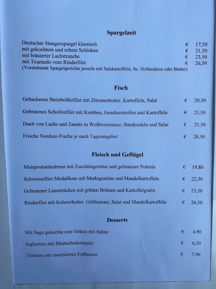 Speisekarte photo 1
