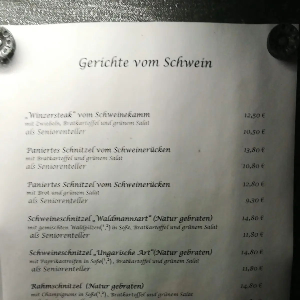 Speisekarte photo 2