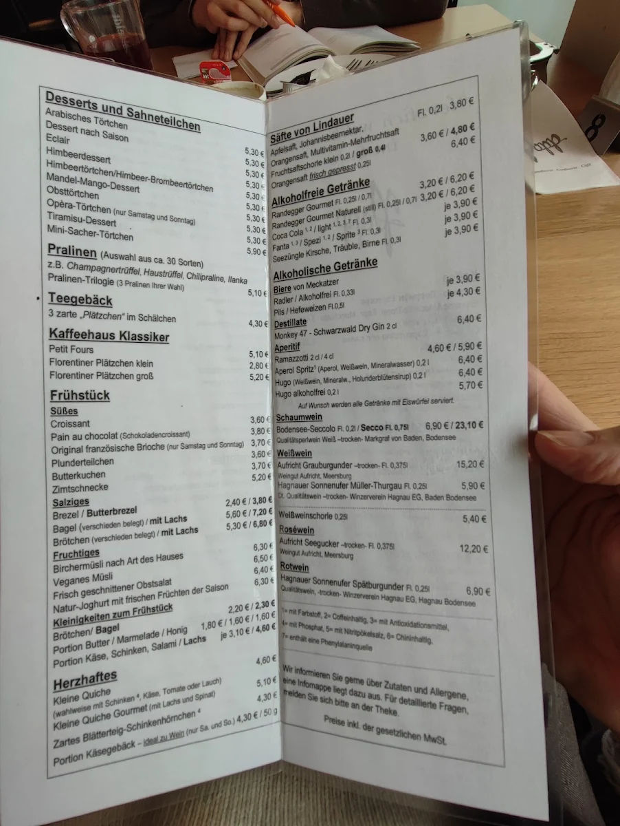 Speisekarte photo 2