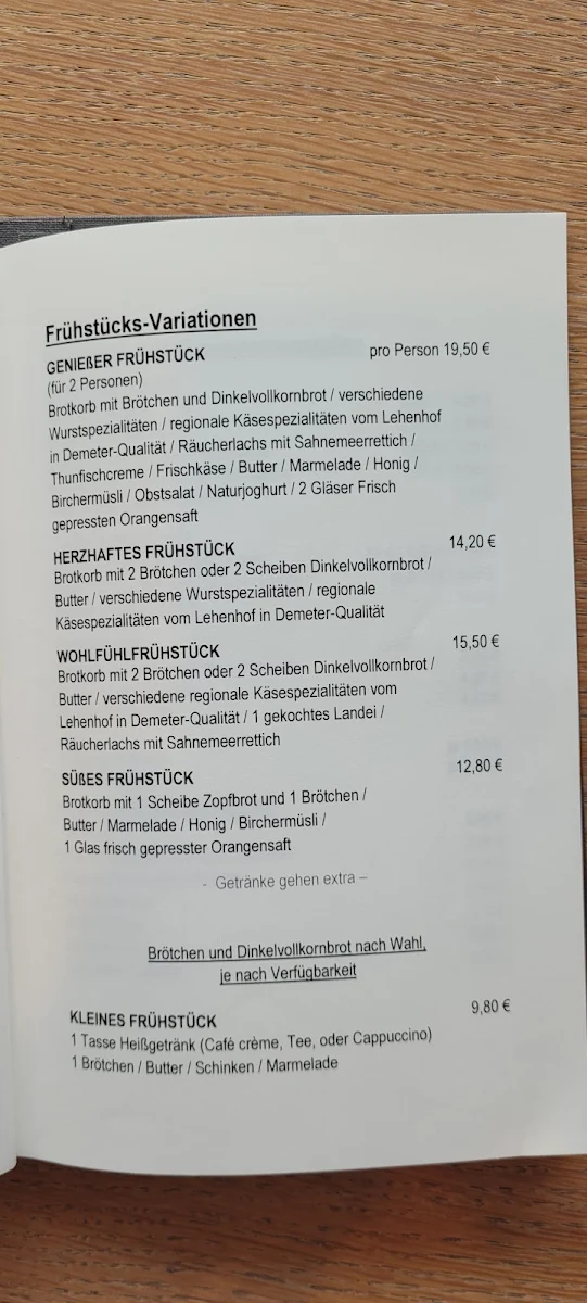Speisekarte photo 4