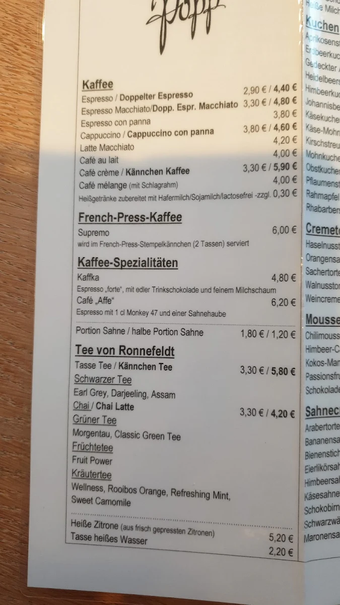 Speisekarte photo 8