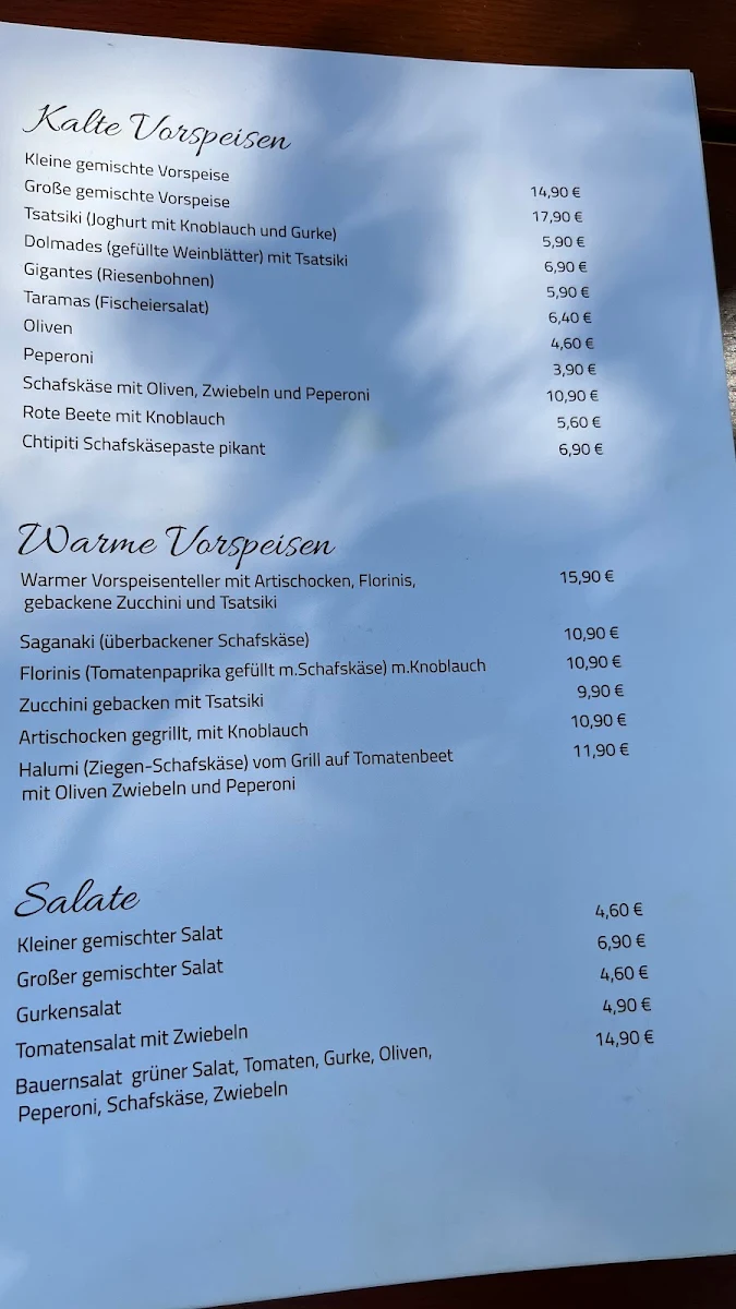Speisekarte photo 1