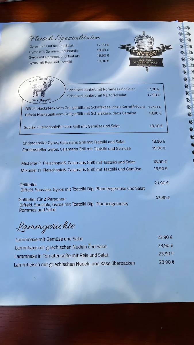 Speisekarte photo 2