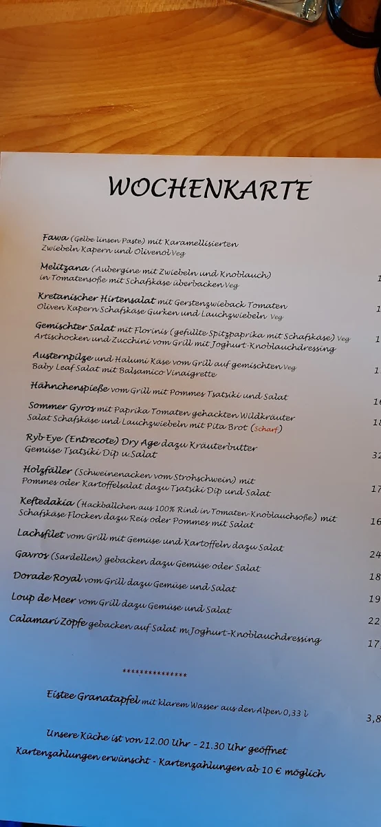 Speisekarte photo 5