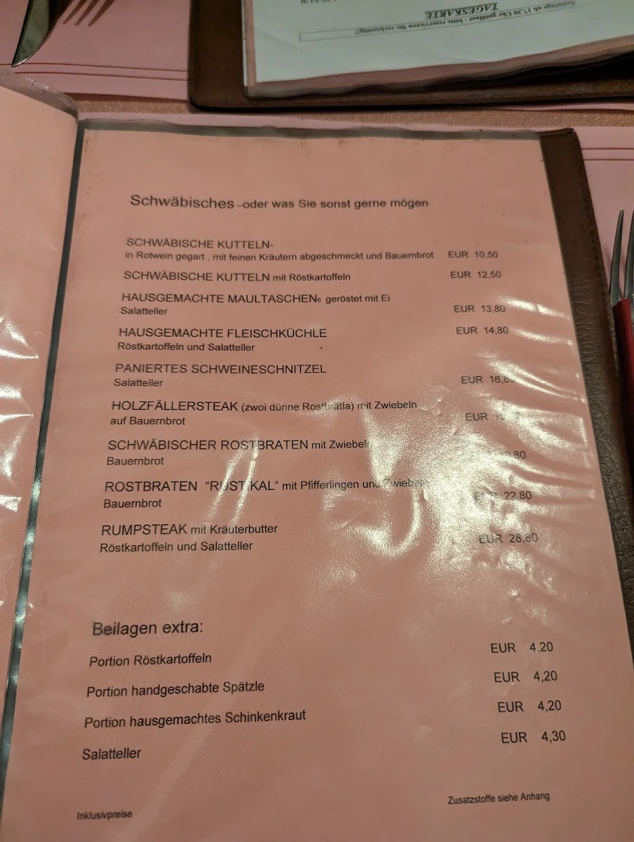Speisekarte photo 3