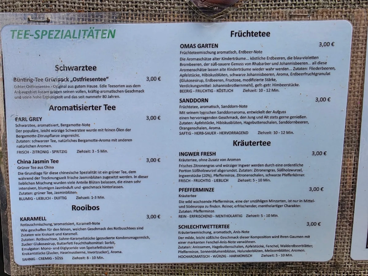 Speisekarte photo 1